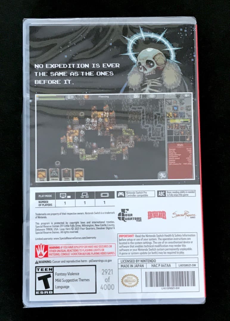 Loop Hero ループヒーロー 新品未開封 Special Reserve版