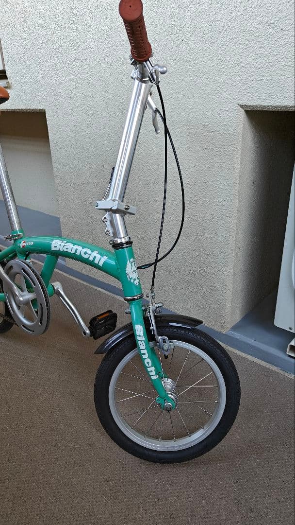 極美車☆ビアンキノビタBianchi novita折り畳み自転車送料込み☆激レア