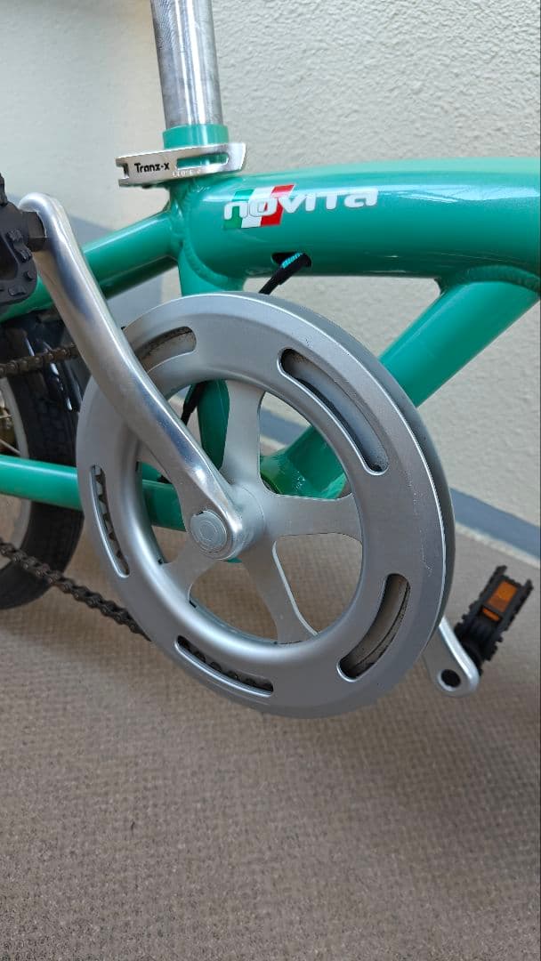 極美車☆ビアンキノビタBianchi novita折り畳み自転車送料込み☆激レア