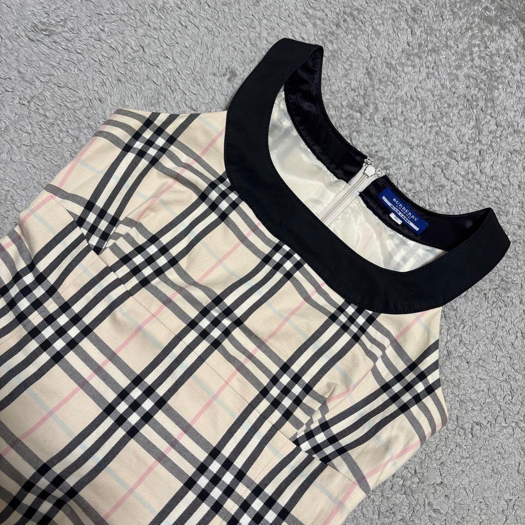 バーバリー BURBERRY ノバチェックワンピース 36