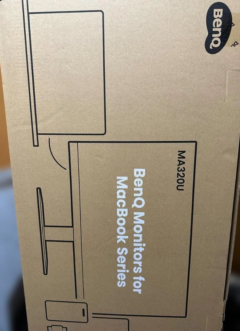BenQ MA320U 31.5型 4K MacBook向けモニター 元箱付き