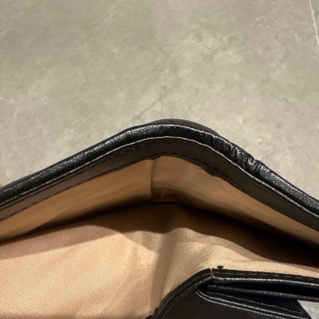 り*す様 MIU MIU ブラック 二つ折り財布 極美品