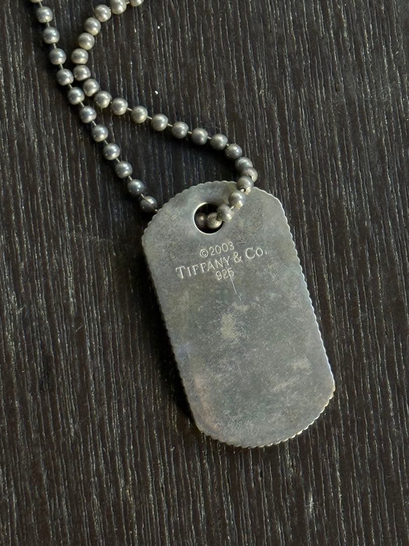 m*n様 Tiffany & Co. 2003 ドッグタグネックレス