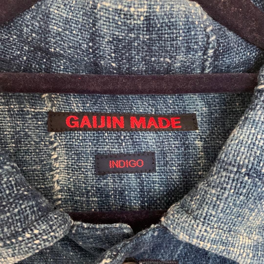 gaijin made カバーオール　インディゴ染