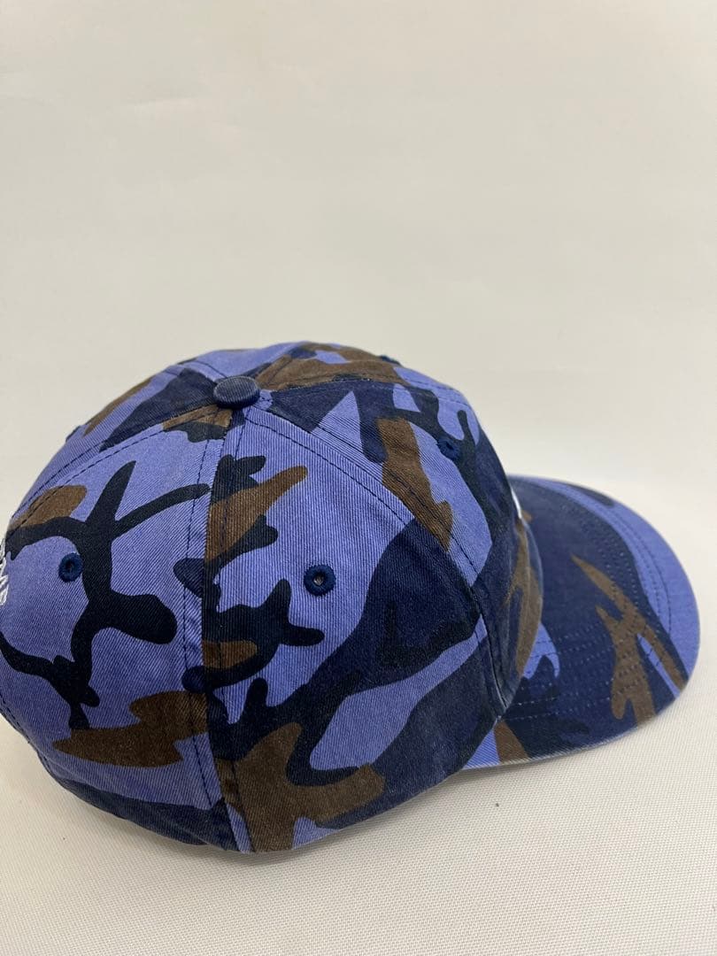 【supreme】ピグメントコート　ミリタリー　Sロゴ キャップ　ブルー