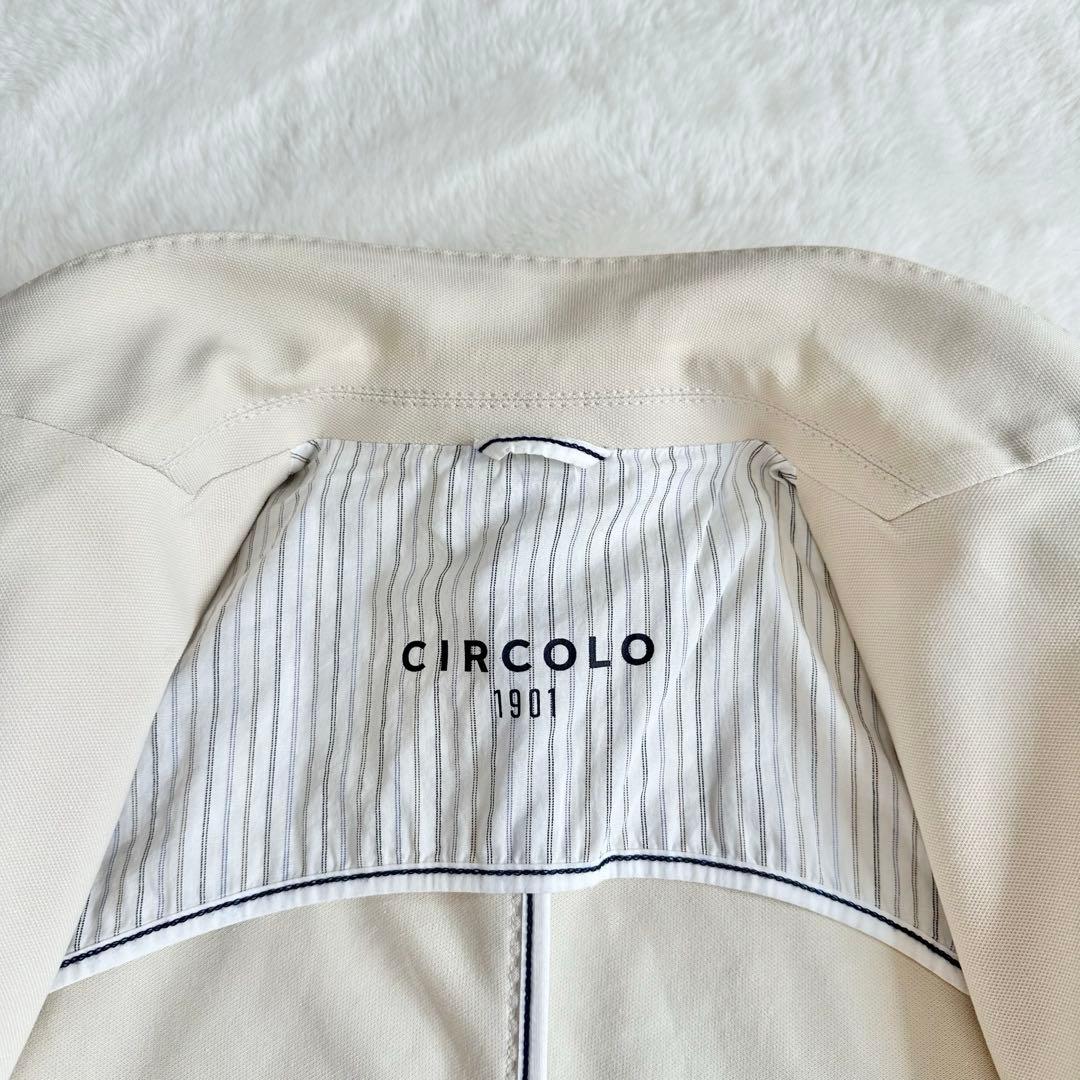 CIRCOLO1901 チルコロ 鹿の子 ジャージージャケット テーラード 42