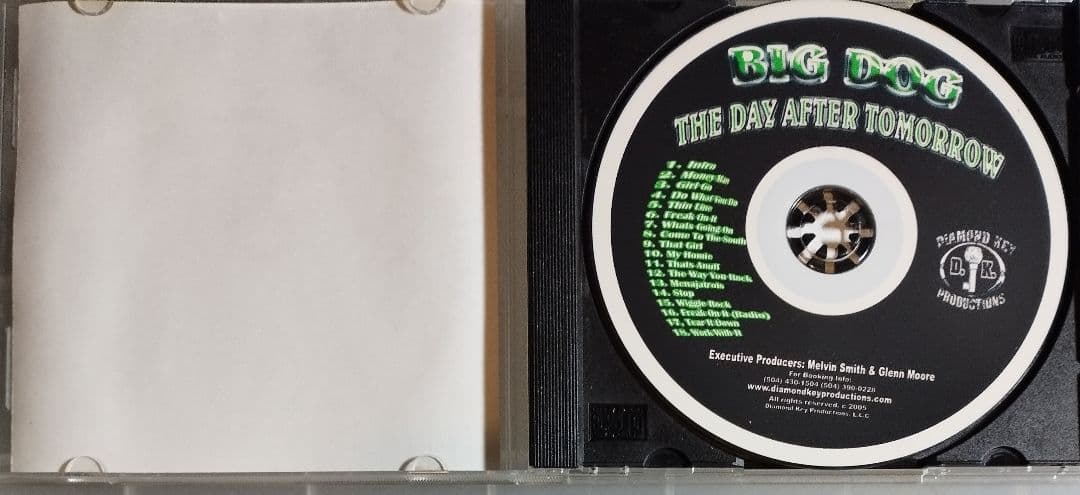 BIG DOG/the day after tomorrow ギャングスタラップ