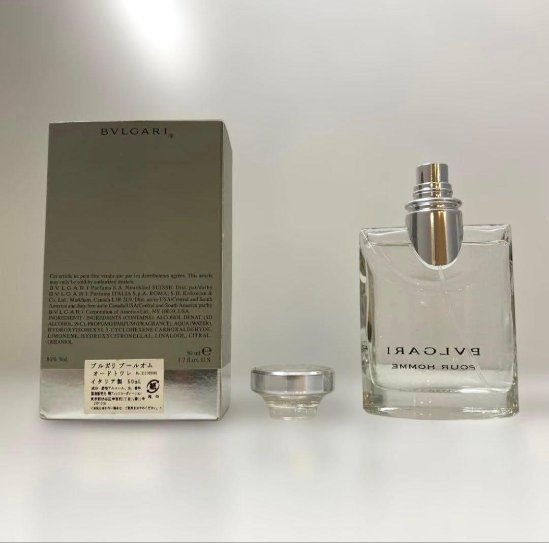 【未使用/日本語ラベル】 BVLGARI POUR HOMME 50ml