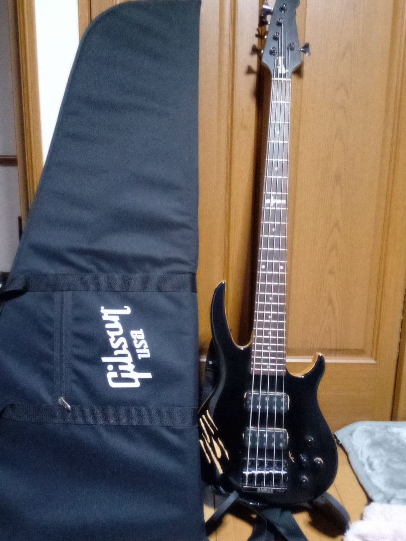 で*明様 ギブソン Gibson EB五弦ベース カスタムモデル ブラック ナチ