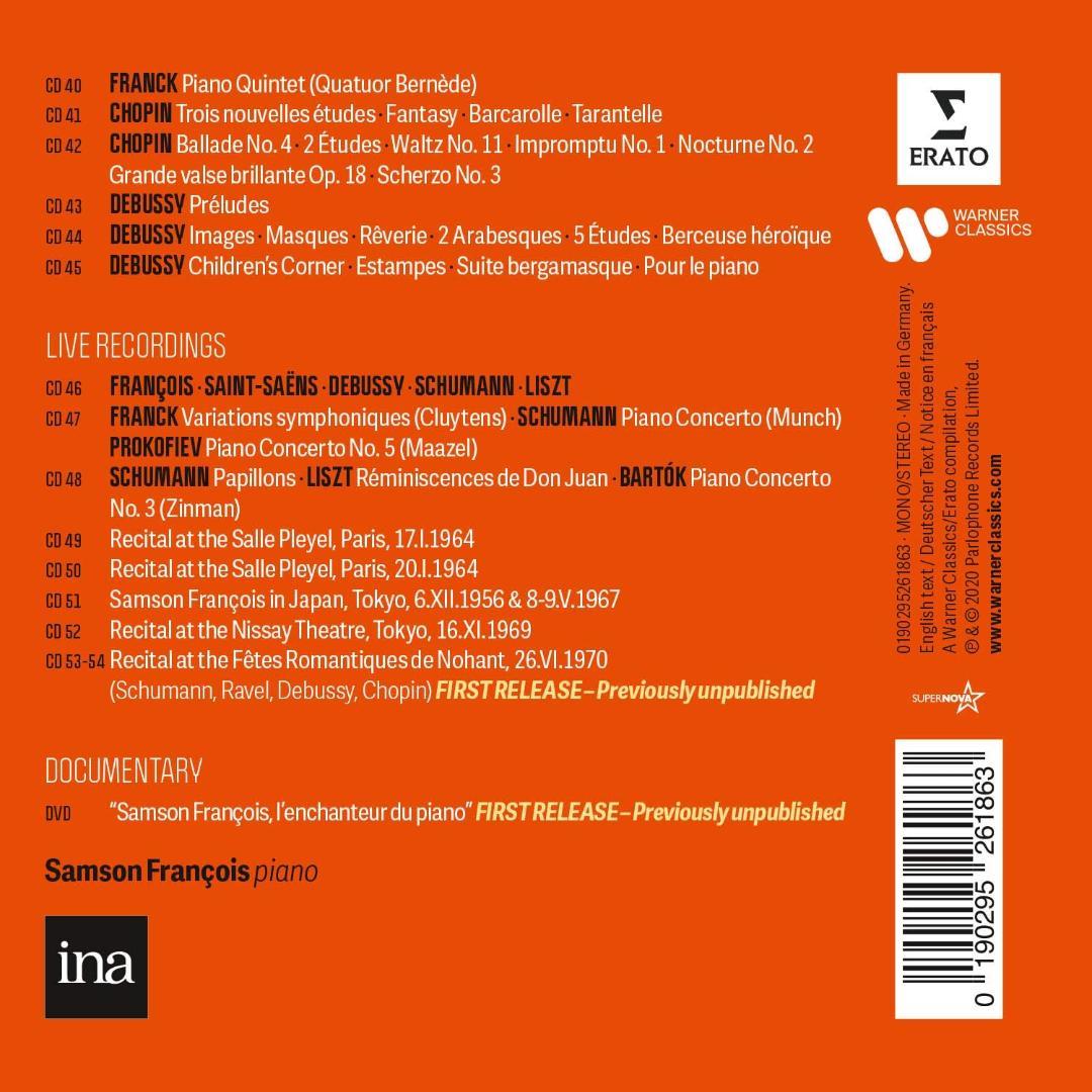 Samson François: The Complete Recordings