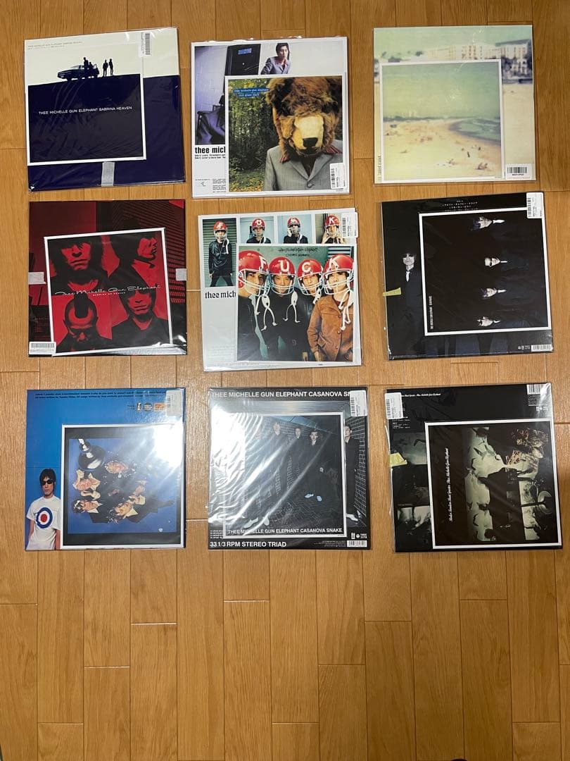ミッシェルガンエレファント LP 9枚セット 新品 メガジャケ チバユウスケ