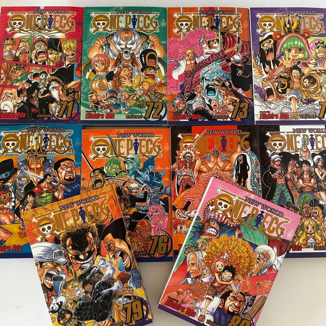 ワンピース 71〜90巻 20冊 英語 one piece 海外版漫画 洋書