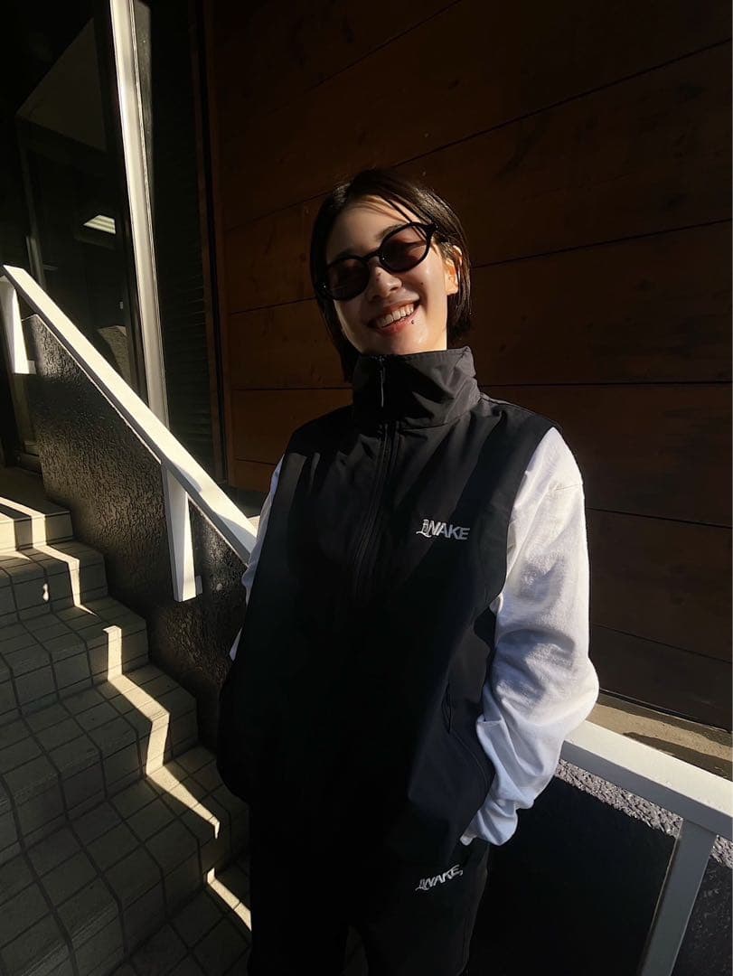 【完売品】WAKE 3LAYER Nylon Vest by es.1 Lサイズ