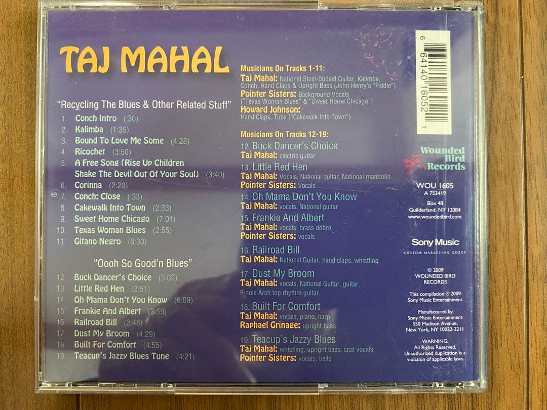 大推薦盤！TAJ MAHAL 名盤！2 in 1CD タジ・マハール