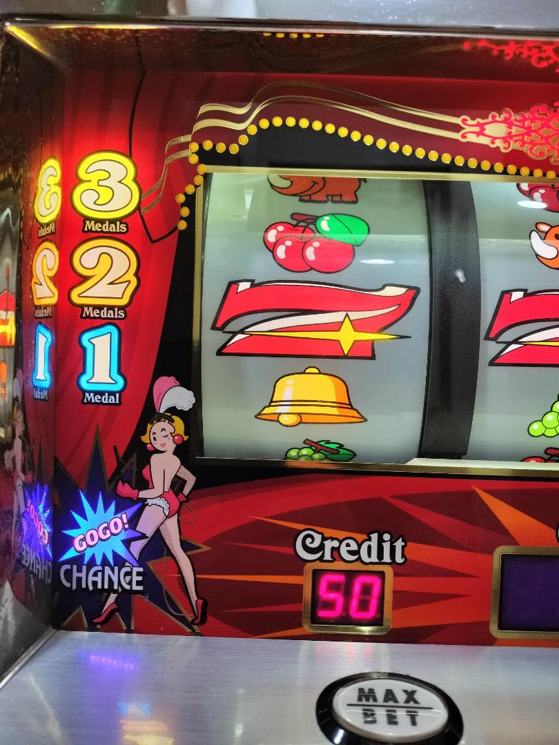 【パチスロ実機】北電子★ゴーゴージャグラーV【オートプレイ付不要機付】