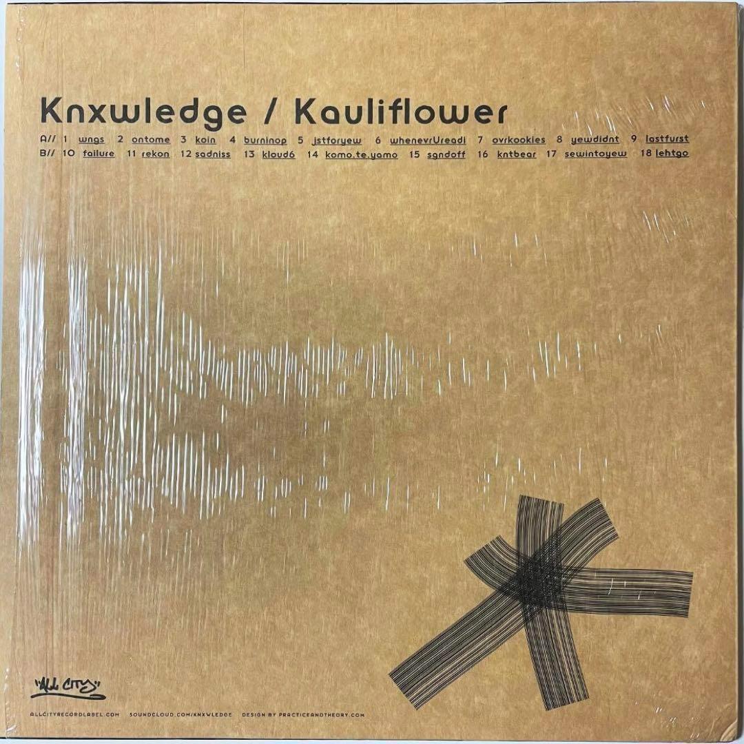 knxwledge / Kauliflowr LP レコード