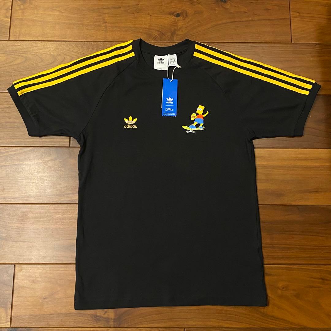 adidas アディダス シンプソンズ Tシャツ トレフォイル スリーライン