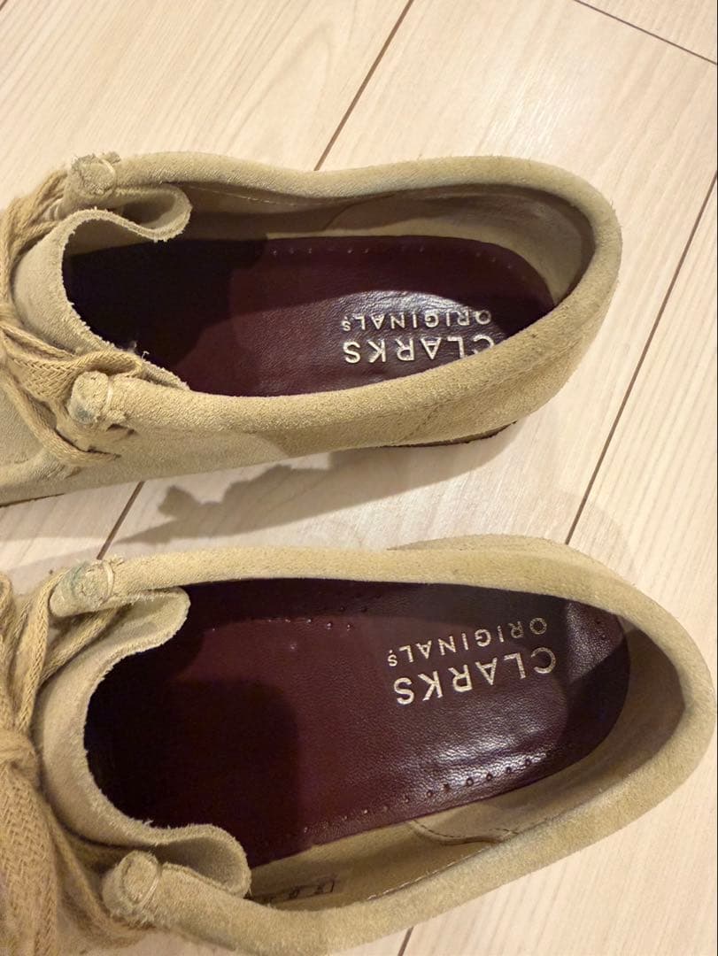 Clarks オリジナル モカシン ベージュ