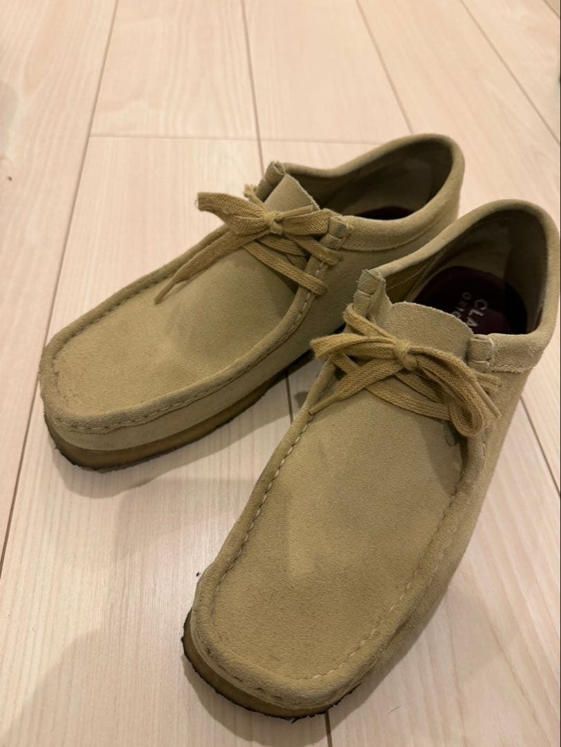 Clarks オリジナル モカシン ベージュ