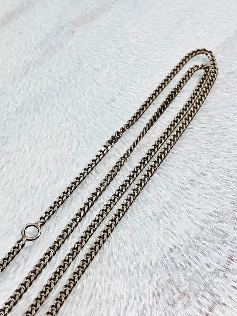 【超美品】GUCCI 喜平チェーン ネックレス クロームメッキ SV925