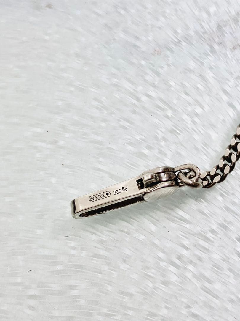 【超美品】GUCCI 喜平チェーン ネックレス クロームメッキ SV925