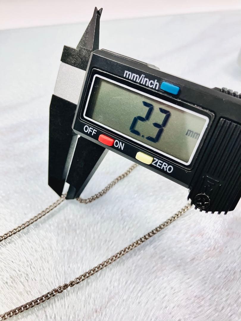 【超美品】GUCCI 喜平チェーン ネックレス クロームメッキ SV925