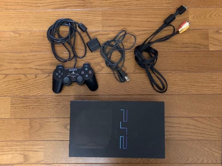 動作確認済 PlayStation2 ミッドナイトブラック(？)
