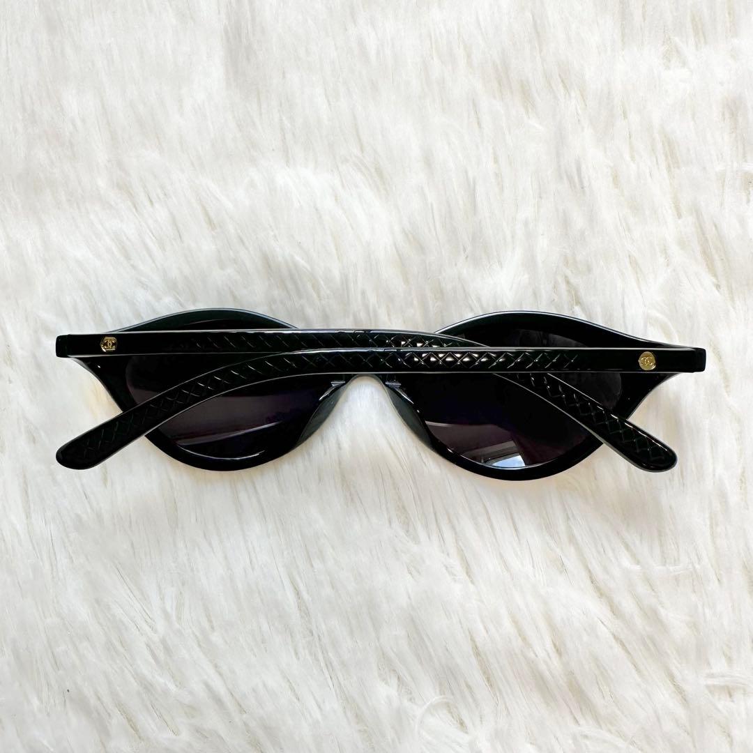 美品 CHANEL シャネル サングラス キャットアイ 5001 ココマーク