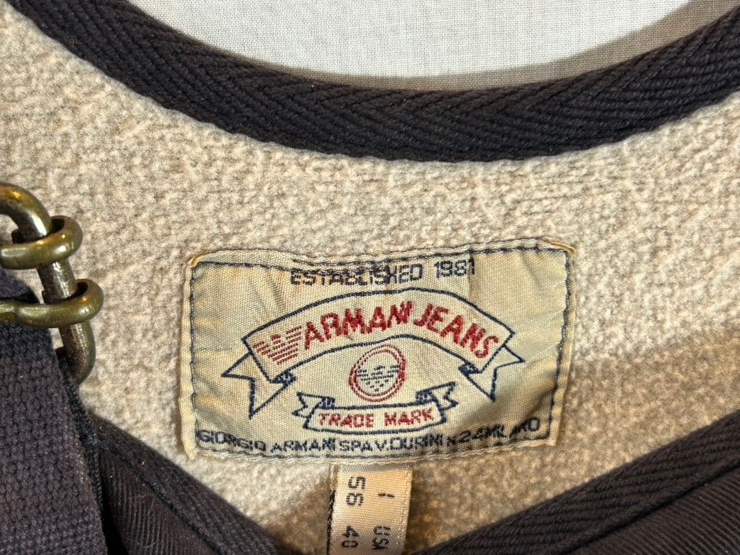 ARMANI JEANS ダークブルーオーバーオール