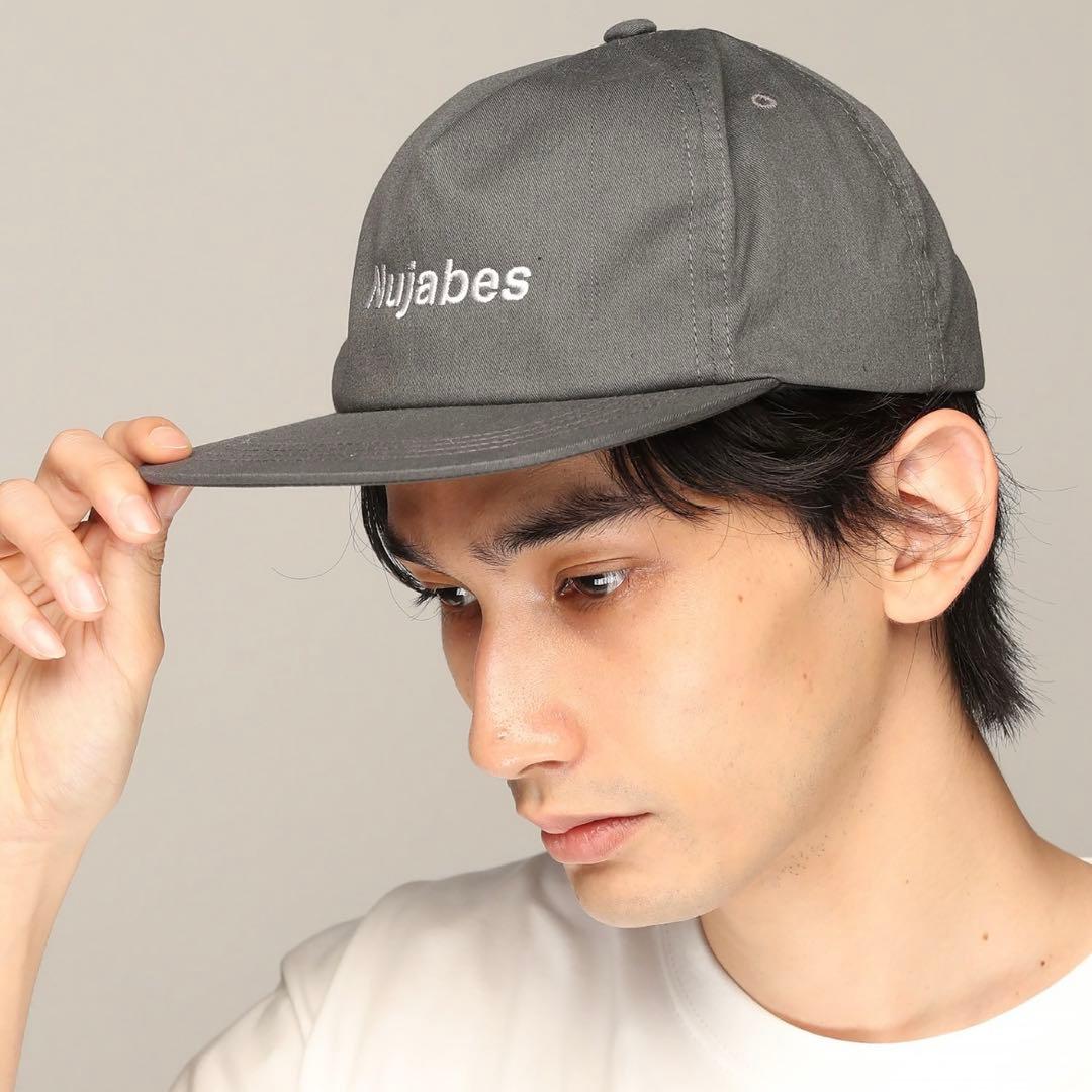 o*e様 ☆新品未使用☆【Nujabes】ヌジャベス ロゴ キャップ グレー メ