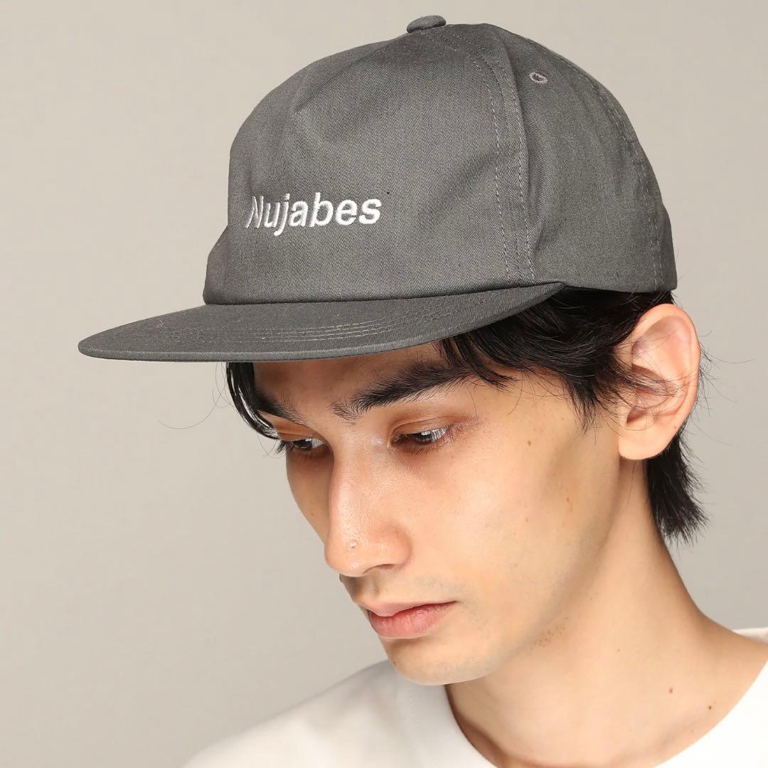 o*e様 ☆新品未使用☆【Nujabes】ヌジャベス ロゴ キャップ グレー メ