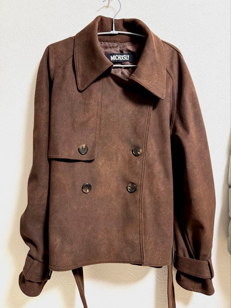 SLY スライ MICHIXSLY F／SUEDE S／トレンチ BRN