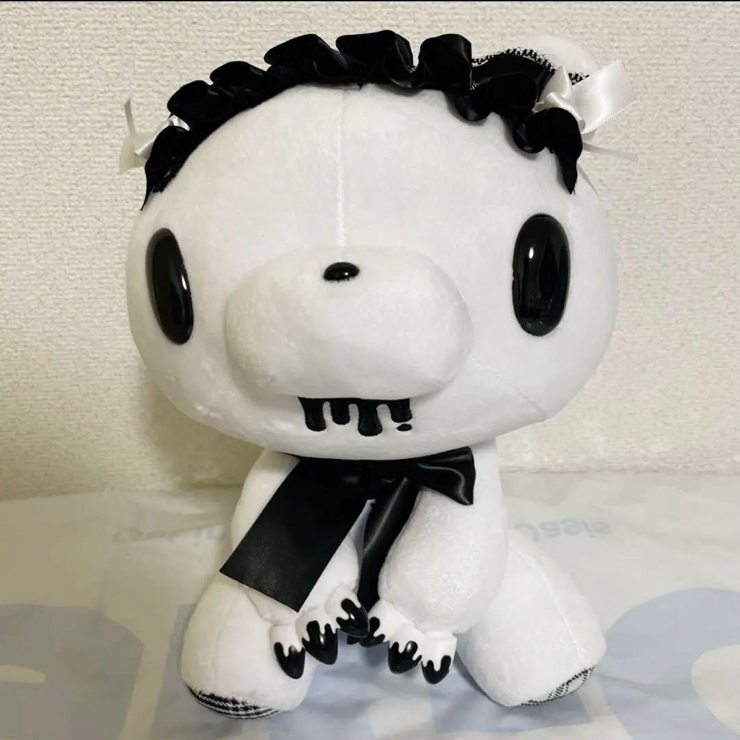 グルーミー ぬいぐるみ head dress モノホワイト　モノブラック