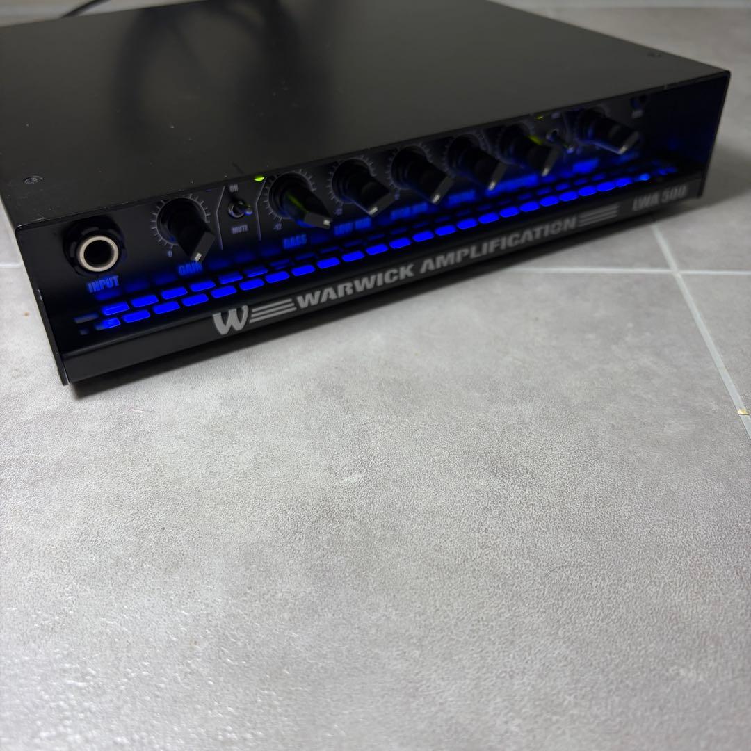 【美品】Warwick LWA500BK ベースヘッドアンプ500w