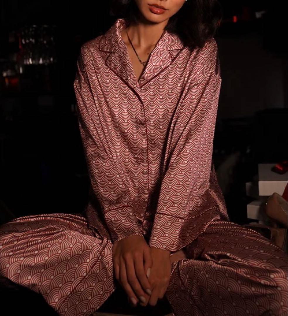 AMATERAS Moonlit Satin Pajama セット