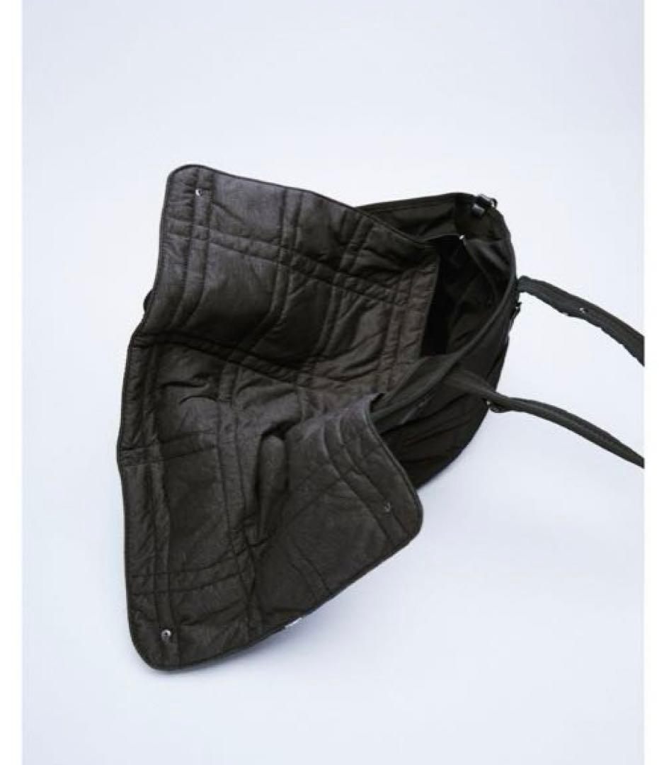 新品 ZARA  ペットキャリーバッグ ナイロンバッグ ブラック 黒