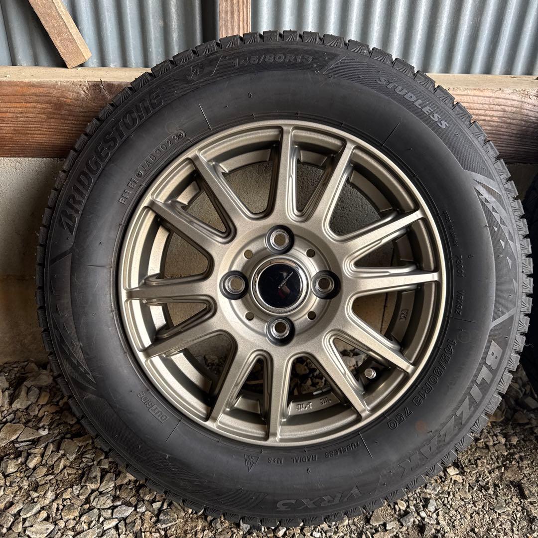 遠藤様 ブリザックVRX3、145/80R13、アルト、キャロル