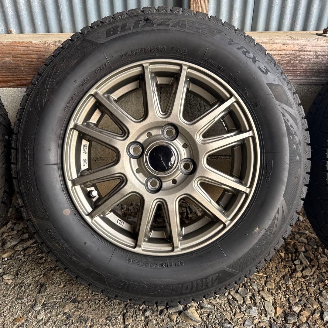 遠藤様 ブリザックVRX3、145/80R13、アルト、キャロル