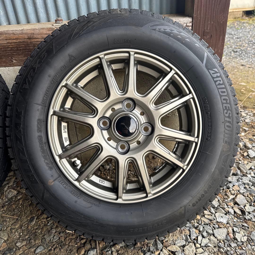 遠藤様 ブリザックVRX3、145/80R13、アルト、キャロル