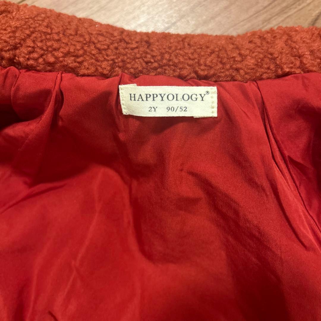 HAPPYOLOGY チェック柄アウター 2Y