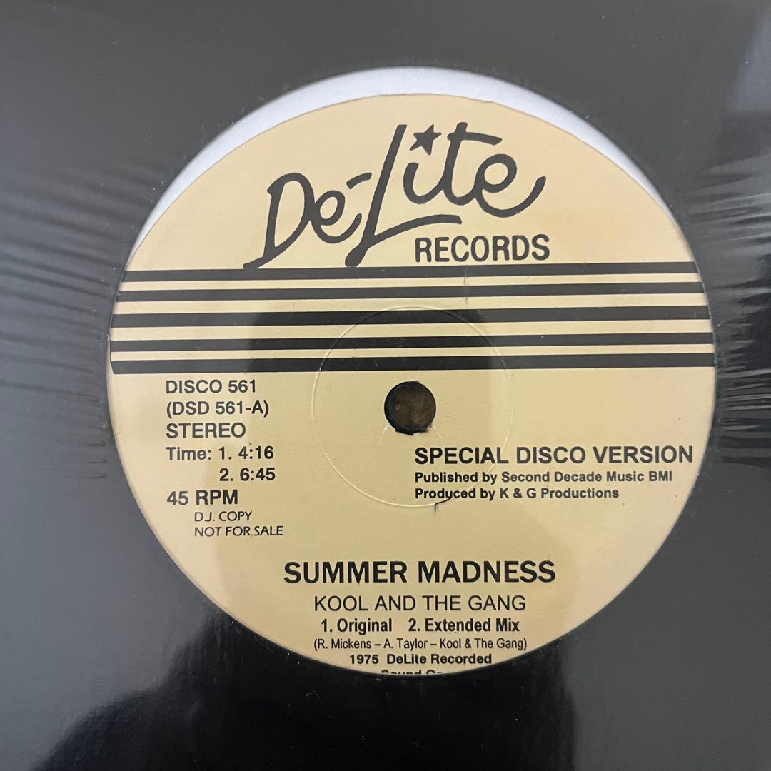 Kool & the Gang Summer Madness 日本盤プロモ