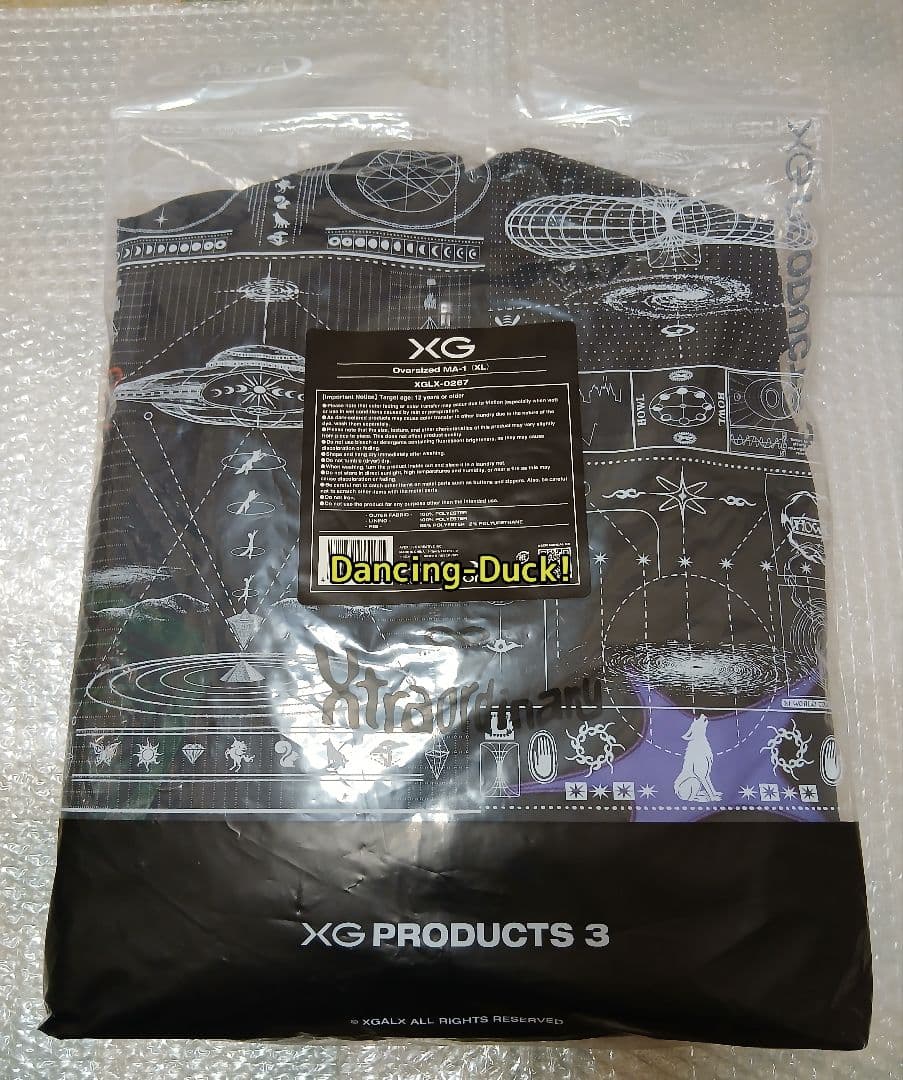 D*t様 XG Oversized MA-1 XL サイズ 新品未開封