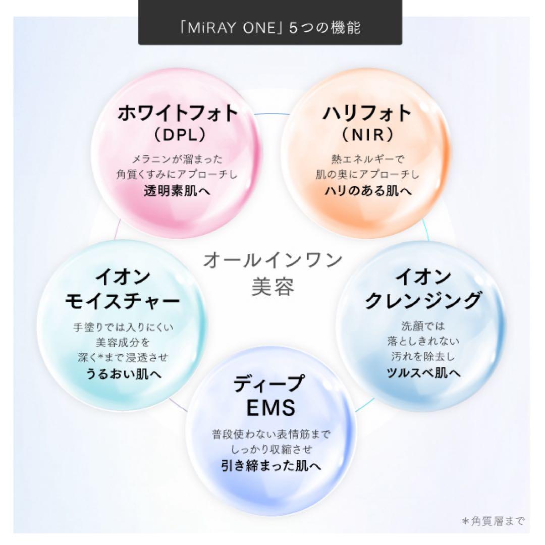 【美容ゲル付き】MYTREX MiRAY ONE ホワイト