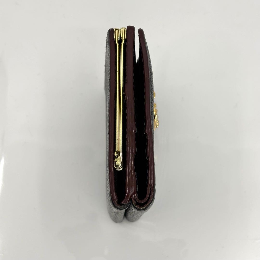 ヴィヴィアンウエストウッド 二つ折り財布 がま口 オーブロゴ レザー