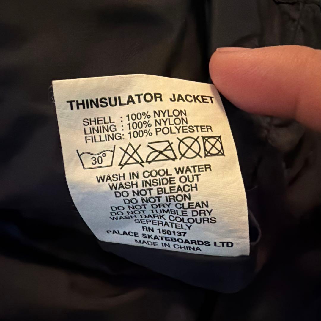 palace パレス シンサレータージャケット ヒップホップ スケートボード