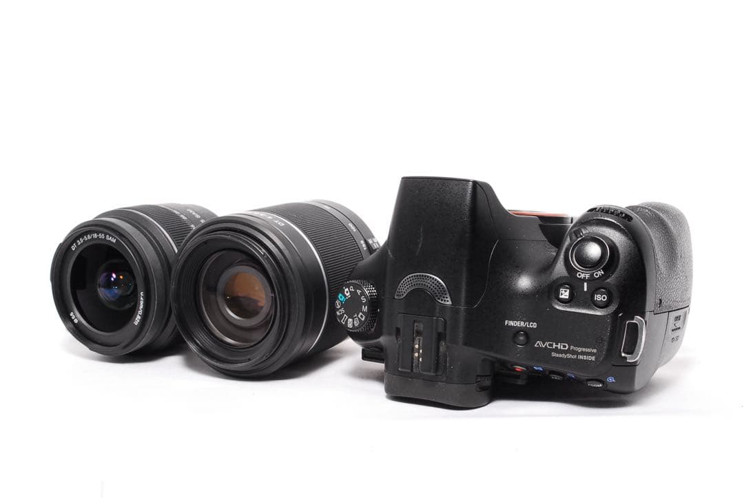 ◆すぐ使える◆SONY α57◆一眼レフカメラ◆スマホ転送◆初心者に◆Wレンズ◆