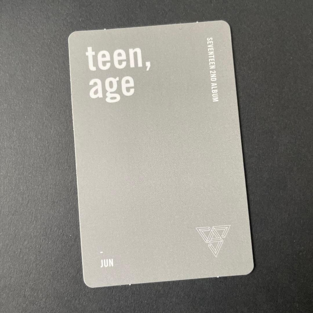 【即購入不可】SEVENTEEN teen age ジュン