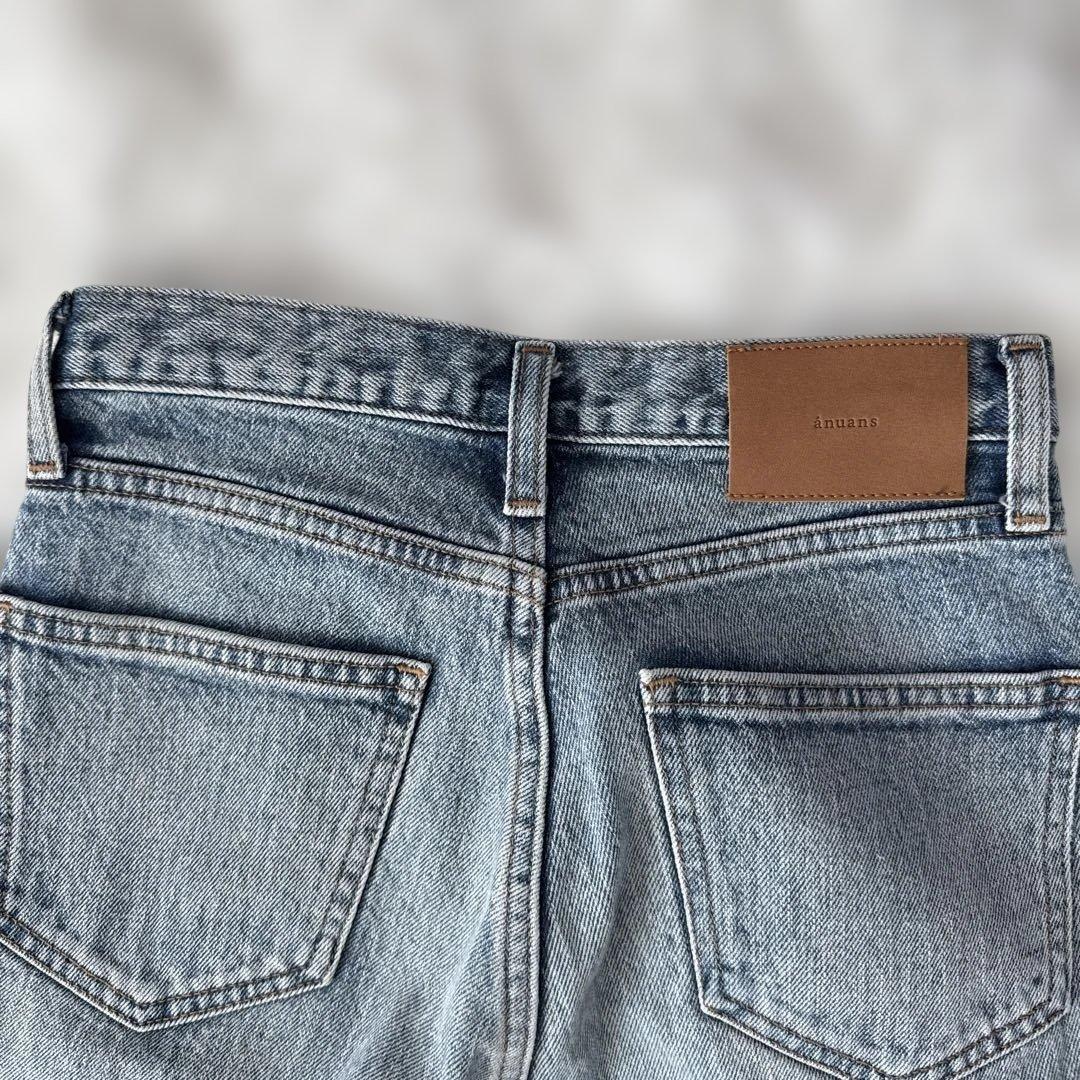 パンツ anuans Slim straight denim 0