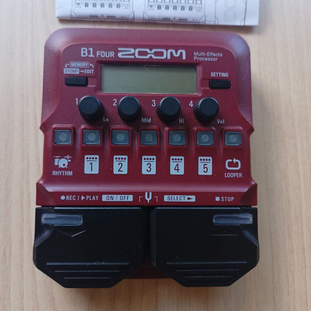 【動作確認済】Zoom B1 Four / ズーム ベースマルチエフェクター
