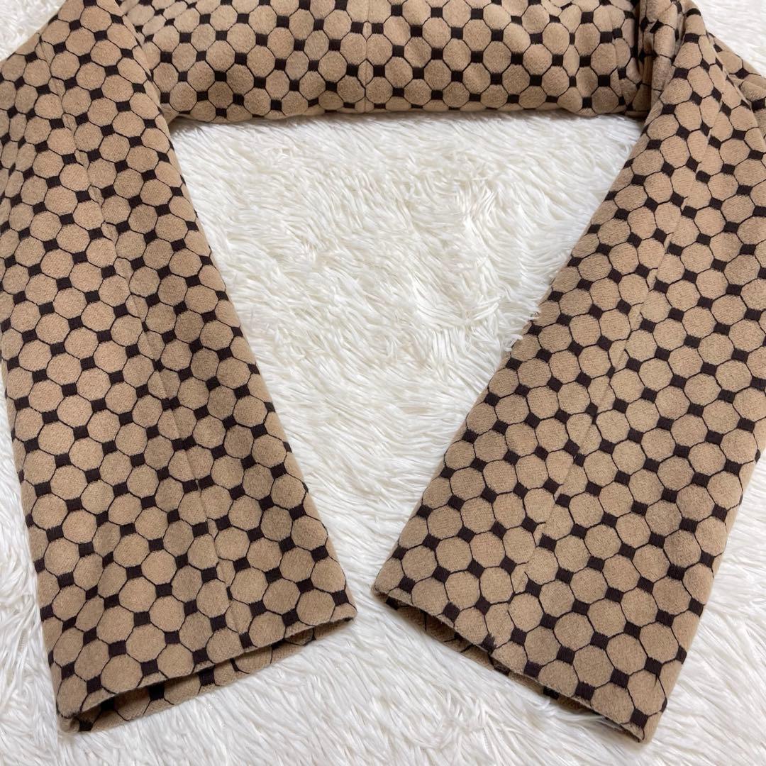 TOCCA ブラウン系　総柄　刺繍 ロングコート　エレガント　サイズ6